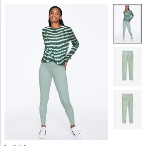 Pink cotton leggings